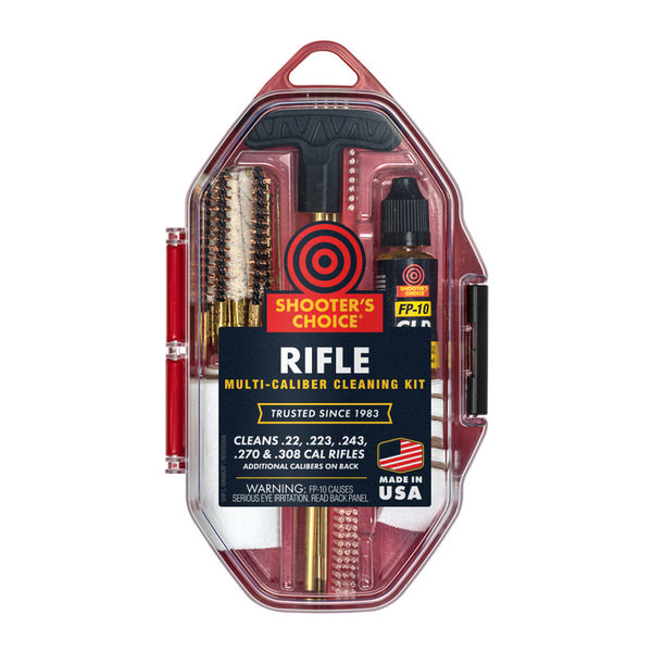 SHOOTER'S CHOICE MULTI-CALIBER RIFLE CLEANING KIT