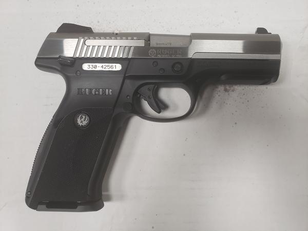 Used Ruger SR9 9mm 3.875in 10 RD Stainless -    Not Ca Legal
